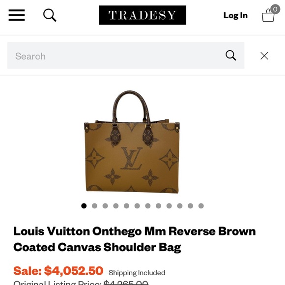 Louis Vuitton On the go Gm reversible authentic - Picture 9 of 9